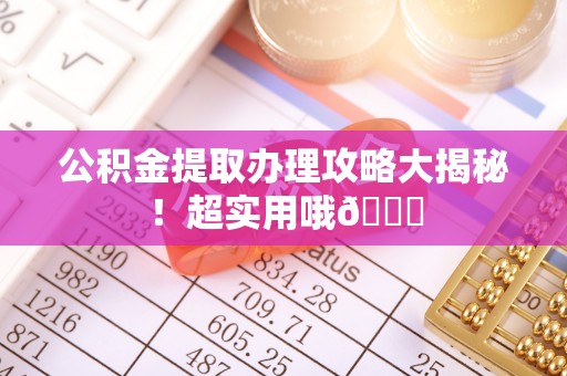 复兴公积金提取办理攻略大揭秘！超实用哦😉